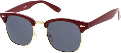 Premium Half Frame Metal Rivets Horn Rimmed Sunglasses 50mm in Kuwait