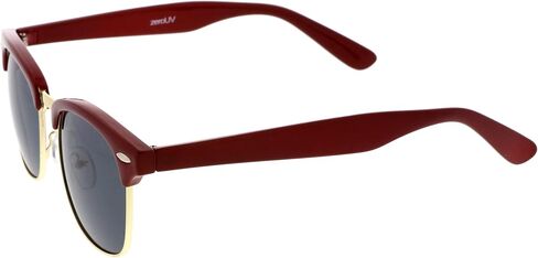 Premium Half Frame Metal Rivets Horn Rimmed Sunglasses 50mm in Kuwait