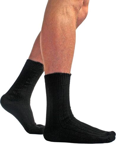 12 Pairs Mens Wool Boot Socks | Sock Snob | Breathable Warm Hiking Socks in Saudi Arabia