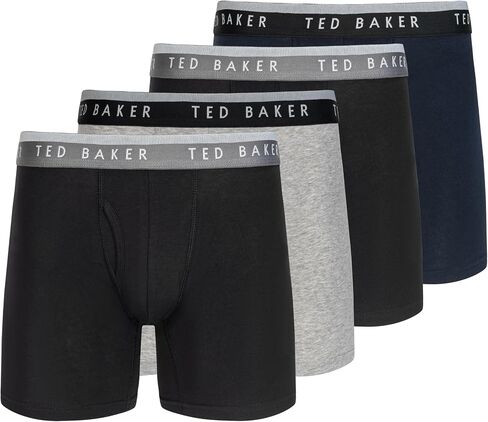 Ted Baker Men's 4 Pack Cotton Stretch Boxer Boxer Boxer in Saudi Arabia