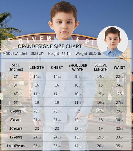 زر QBK Boys الأكمام الطويلة أسفل القمصان Oxford Dress Shirt قميص مخطط مخطط لمدة 2T-16 سنوات in Kuwait