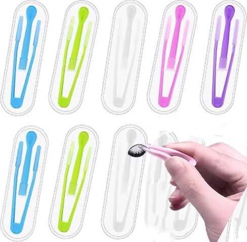 Jowxsx 5Pcs Colorful Contact Lens Tool Case Set Remover and Inserter, Contact Applicator with Soft Tip, Suitable for Contact Lens User, Practical Tools Cases in Saudi Arabia