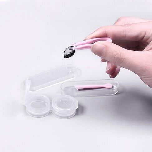 Jowxsx 5Pcs Colorful Contact Lens Tool Case Set Remover and Inserter, Contact Applicator with Soft Tip, Suitable for Contact Lens User, Practical Tools Cases in Saudi Arabia