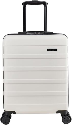Anode 44L 55x40x20cm (22x16x8inch) Carry On Hand Luggage Suitcase - Lightweight, Hard Shell, 4 Wheels, 3 Digit Combination Lock (Graphite) in Kuwait
