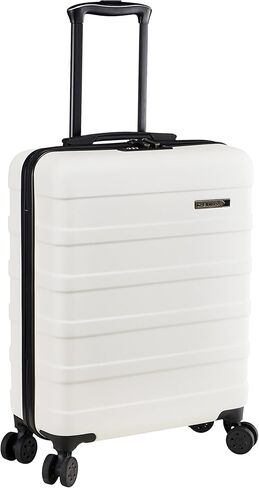 Anode 44L 55x40x20cm (22x16x8inch) Carry On Hand Luggage Suitcase - Lightweight, Hard Shell, 4 Wheels, 3 Digit Combination Lock (Graphite) in Kuwait