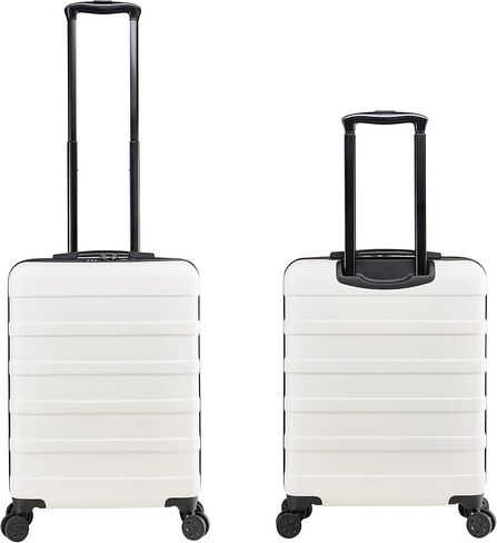 Anode 44L 55x40x20cm (22x16x8inch) Carry On Hand Luggage Suitcase - Lightweight, Hard Shell, 4 Wheels, 3 Digit Combination Lock (Graphite) in Kuwait