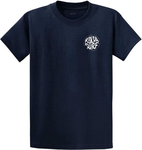 Koloa Circle Text Logo Cotton T-Shirts in Regular, Big and Tall Sizes in Saudi Arabia
