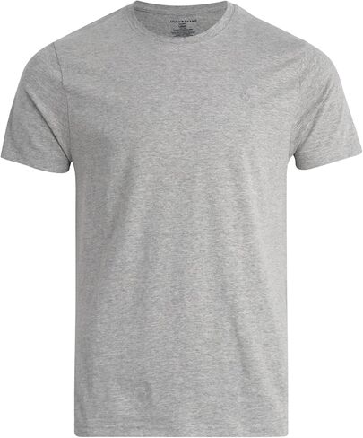 Lucky Brand Men's Undershirt - Crew Neck Cotton Short Sleeve T-Shirt (2 Pack), Size Medium, Assorted in Saudi Arabia