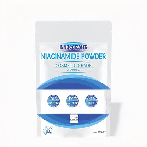 99.9% Pure Niacinamide Powder (Vitamin B3),Cosmetic Grade, Sensitive Skin-Friendly, Multi-Purpose DIY Skincare Solution in Saudi Arabia