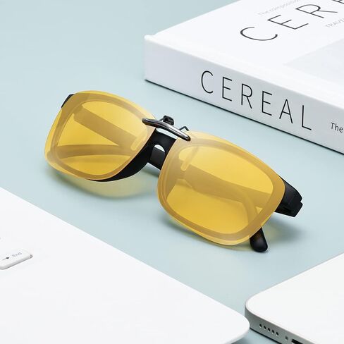 نظارات القيادة الليلية بمشبك مضادة للوهج مع ضوء ازرق مستقطبة للنظارات الطبية in Kuwait