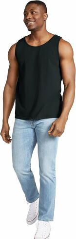 Comfort Colors Men Adult Tank Top, Style 9360, Black, 2X-Large in Kuwait