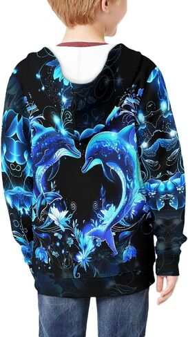 Boys Full-Zip Hoodie Size 6-16 Casual Long Sleeve Hooded Sweatshirts Fall Jacket in Saudi Arabia