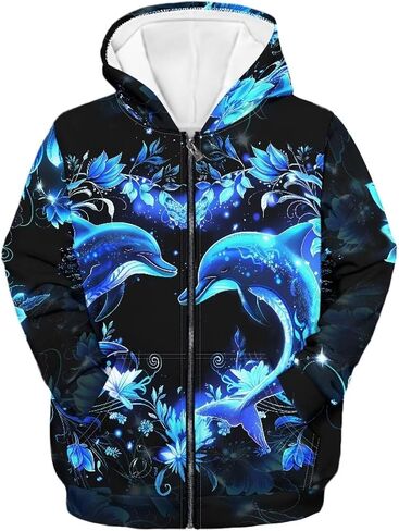 Boys Full-Zip Hoodie Size 6-16 Casual Long Sleeve Hooded Sweatshirts Fall Jacket in Saudi Arabia
