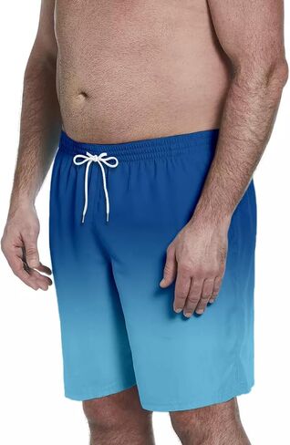 Big and Tall Men's Swim Trunk 8" with Compression Liner 8 Inch Inseam Quick Dry Board Shorts & Zipper Pocket （2XL-9XL in Saudi Arabia