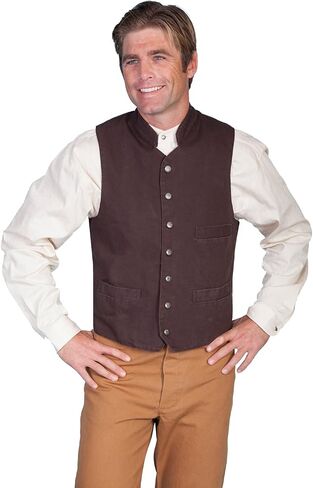 Scully Rangewear Men's Rangewear Standup Round Collar Vest in Kuwait