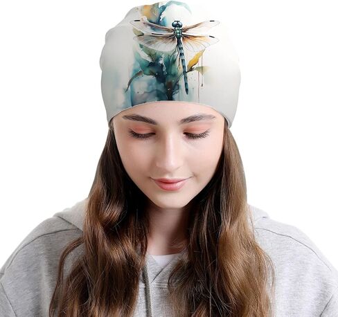 Watermelon Womens Slouchy Beanie Cotton Chemo Caps Cancer Headwear Hats Turban Baggy Skull Sleep Scarf in Saudi Arabia