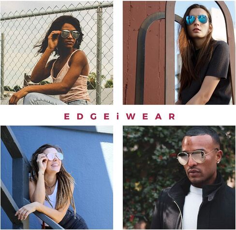 Edge I-Wear 12 Pack Aviators Bulk Sunglass Men Pilot Spring Hinge Wholesale Sunglasses (N25095A-PRV) in Saudi Arabia