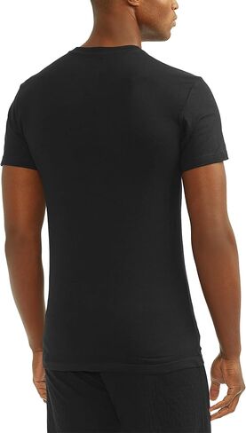 Polo Ralph Lauren Underwear Men's 3 Pack Slim Fit V Neck Tees, Black, L in Kuwait