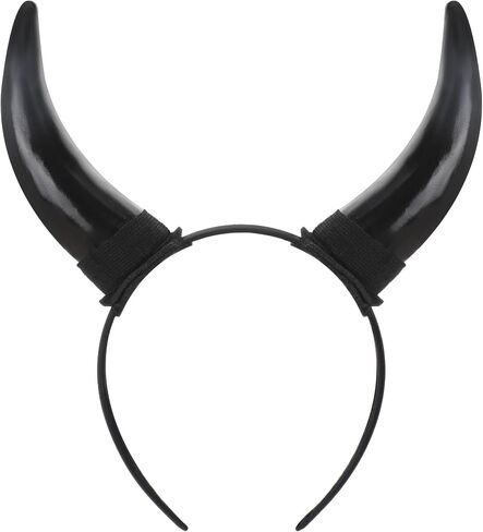 Mostory Halloween Devil Horns عصابة الرأس - قرون شيطان ل Renfaire الصورة in Saudi Arabia