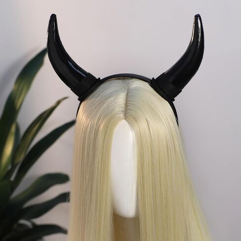 Mostory Halloween Devil Horns عصابة الرأس - قرون شيطان ل Renfaire الصورة in Saudi Arabia