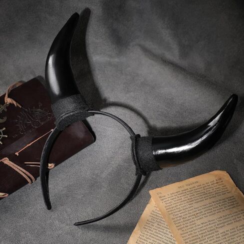 Mostory Halloween Devil Horns عصابة الرأس - قرون شيطان ل Renfaire الصورة in Saudi Arabia