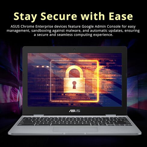 ASUS C223NA-DH02-RD كروم بوك 11.6 بوصة، معالج انتل ثنائي النواة سيليرون N3350 (تصل إلى 2.4 جيجاهرتز) ذاكرة الوصول العشوائي 4 جيجابايت، ذاكرة تخزين اي ام ام سي (متجدد) 11.6 بوصة رمادي C223NA-DH02-cr in Saudi Arabia