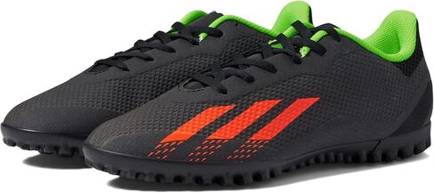 adidas Unisex X Speedportal.4 Turf Soccer Shoe, Black/Solar Red/Solar Green, 10 US Men in Saudi Arabia