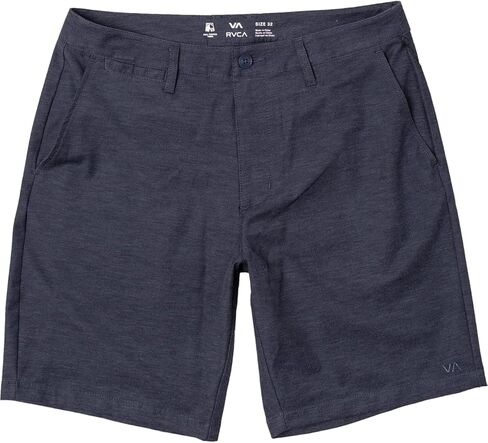 RVCA Men's Back in Hybrid Short, Athletic Heather, 36 in Saudi Arabia