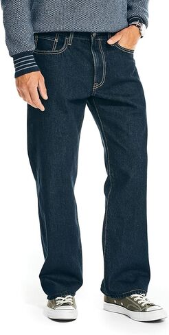 Nautica mens Nautica Authentic Loose Denim Jeans, Ocean Shallows Wash, 30 US in Saudi Arabia