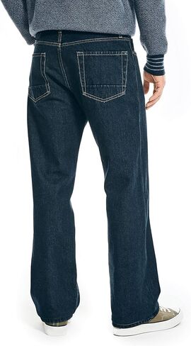 Nautica mens Nautica Authentic Loose Denim Jeans, Ocean Shallows Wash, 30 US in Saudi Arabia