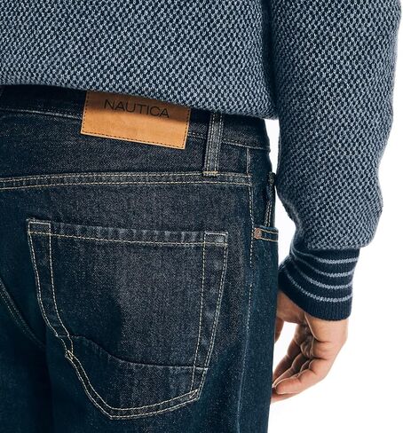 Nautica mens Nautica Authentic Loose Denim Jeans, Ocean Shallows Wash, 30 US in Saudi Arabia