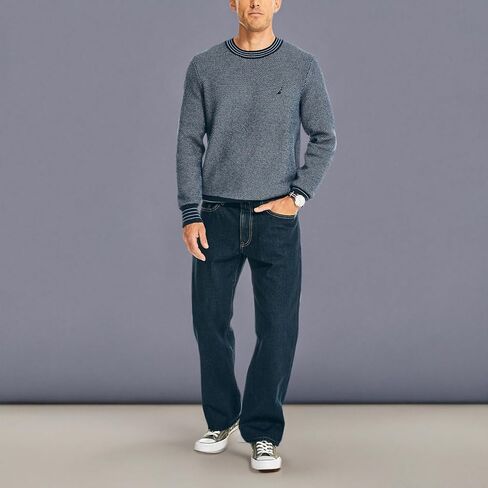 Nautica mens Nautica Authentic Loose Denim Jeans, Ocean Shallows Wash, 30 US in Saudi Arabia