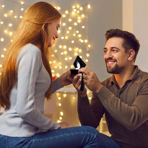 Henoyso 1 PCS High School Draduation Hat Ring Box for Jewelry Gift Giftuation Gift Box High School Class Ring Ring Box Creative for Class 2025 Greg in Kuwait