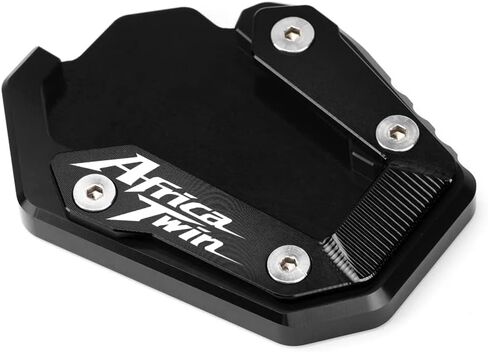 Motorcycle Kickstand Fit For Honda CRF1100L Africa Twin Standard Model 2021 2022 2023 | Honda CRF1100L Africa Twin Adventure Sports 2022 2023 FootSide Enlarge Africa Twin Accessories(red) in Kuwait