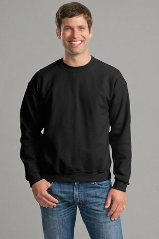 Gildan Activewear 50/50 Crewneck Sweatshirt, 4XL, Black in Kuwait