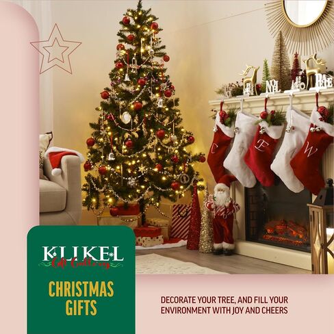 KLIKEL 11th Silver Christmas Bell Ornament 2024 - Real Bell for Christmas Tree - طبعة محفورة in Saudi Arabia