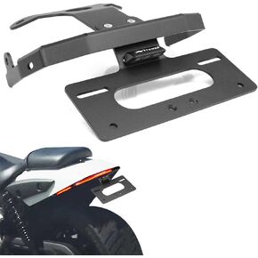 Xitomer Tail Tidy Compatible with Eliminator 450 2024-2025 Fender Eliminator Kit License Plate Bracket Holder with Led Plate Light
