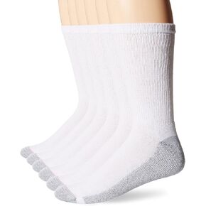 جوارب Hanes Men's FreshIQ ComfortBlend Crew (عبوة من 6) in Saudi Arabia