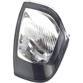 1 pc LH 30655422 Corner Light Housing, Side Marker Lamp Cover Front Headlight Clear Lens Cover, Compatible with Volvo S80 1999-2006, Left Driver Side