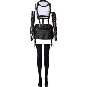 COSTHAT Womens Cosplay Costume Outfit Halloween Black Uniform