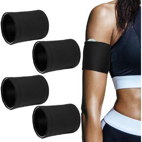 4 Pcs Diabetes Arm Band Diabetes Sensor Cover Washable Reusable Diabetic Sensor Armband Sleeve for Diabetic Supplies Sports (X-Large)
