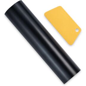 Car Windscreen Sunstrip, 135 x 20cm Block Windshield Sun Visor Strip with Scraper, Universal Windscreen Tint Film Black Windshield Solar Protection Film for Automobiles Shading