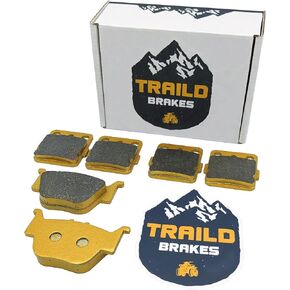 Ceramic Brake Pad Set for Honda Rancher/Foreman Rubicon TRX420/TRX500/TRX520 2009-2024