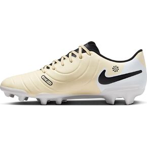 Nike Tiempo Legend 10 Club Multi-Ground Low-Top Soccer Cleats (DV4344-700, LEMONADE/BLACK-MTLC GOLD COIN) Size 10