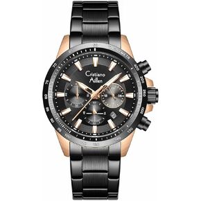 Watches for Men Stainless Steel Waterproof Analog Quartz Chronograph with Luminous, Date, Fashion Luxury Casual Sport Business Work Dress Mens Wrist Watch