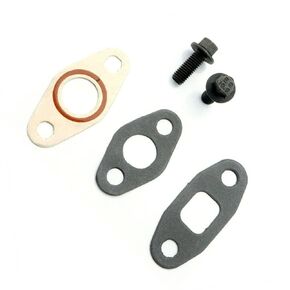 Hconcet Turbo Oil Drain gaskets and Bolts Compatible with Dodge Cummins 4BT 6BT 6CT 12V 5.9L 6.7L 5264568 4891288 3937706 5264569 3819900 3900630