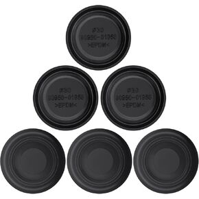 1.69" Rubber Floor Plug Drain Shell Hole Plug 90950-01960 Compatible with Toyota Highlander Tacoma Sequoia Sienna, 6 Pcs