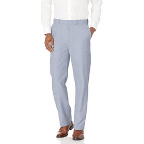 Savane Men's Flat Front Textured Linen Pants in Saudi Arabia