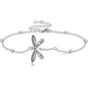 Dragonfly Bracelet For Women S925 Sterling Silver Dragonfly Jewelry Gifts For Women