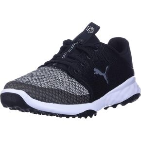 PUMA Golf Men's Grip Fusion Sport Golf Shoe, Puma Black-Quiet Shade, 13 M US